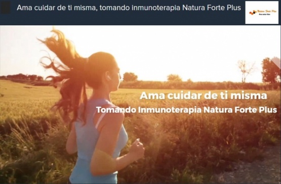 La Inmunoterapia de Natura Forte Plus busca restaurar el sistema inmune